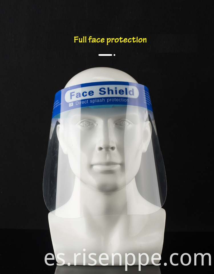Protector facial a prueba de polvo desechable Dust Proof Face Shield Disposable